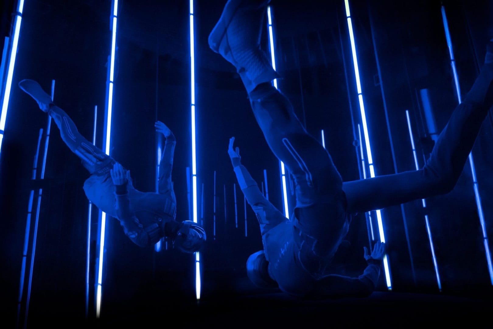 Virgin Galactic Spacewear System in zero gravity catwalk