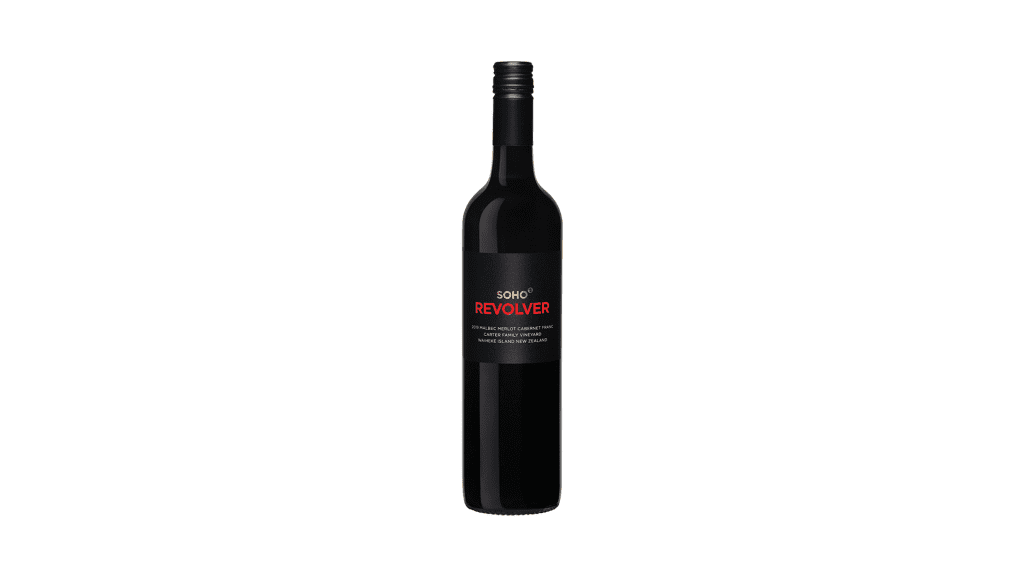 Soho Revolver Malbec Merlot Cabernet Franc 2019 Waiheke Island - Vegan Wines - M2woman