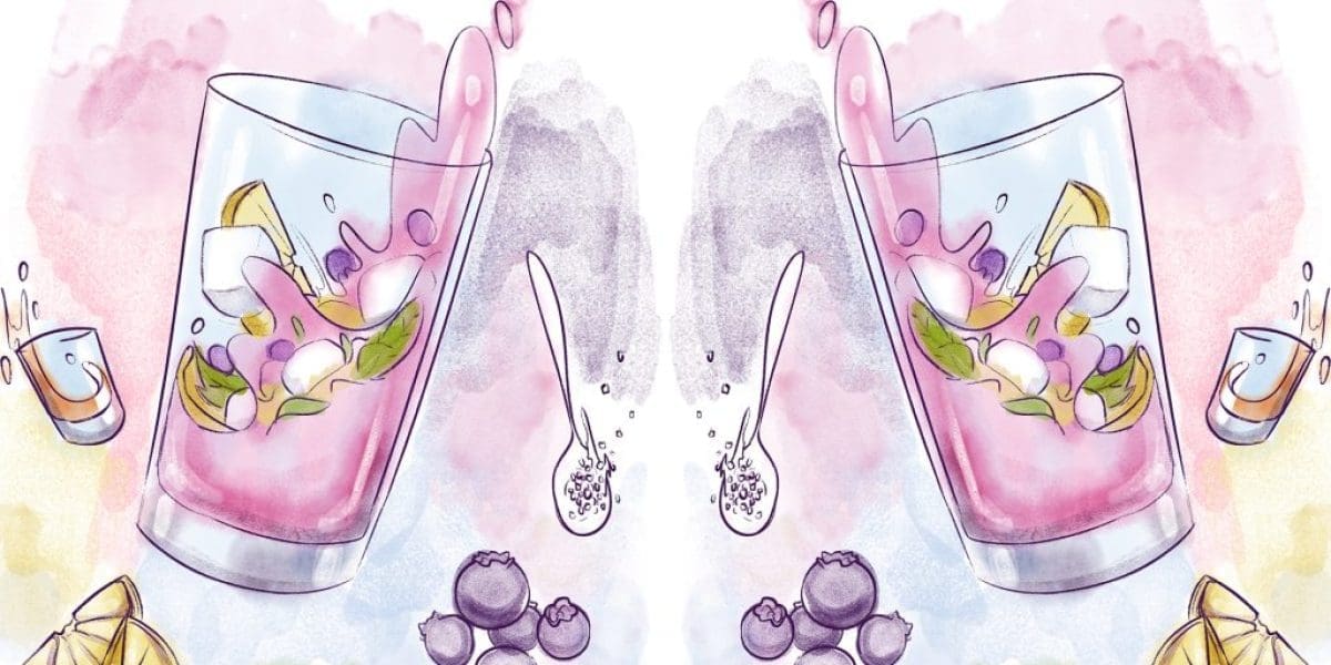 M2woman.com - Try This Berry Twist On Cuba's Most Famous Cocktail Blueberry Mojito Recipe - M2woman