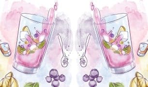 M2woman.com - Try This Berry Twist On Cuba's Most Famous Cocktail Blueberry Mojito Recipe - M2woman