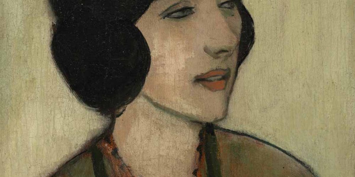 Raymond-McIntyre,-Woman-in-Chiffon-Jacket,-c.1914